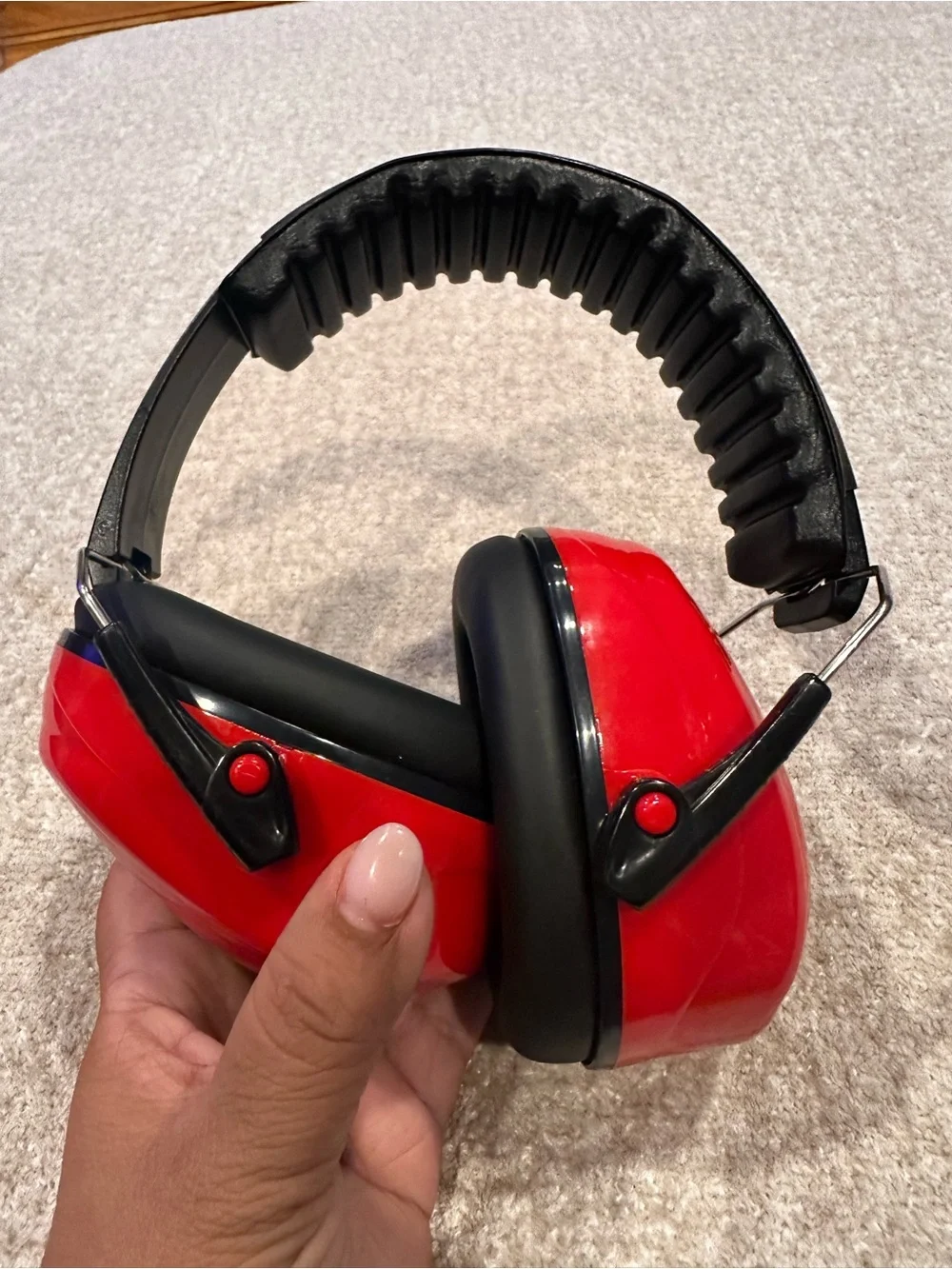 Monster Trucks Live Kids Hearing Protectors - Red